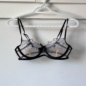 Prettylittlething Sheer Floral lingerie